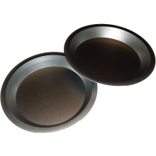 To 9 tommer pie pander et tungt vægt stål Ingen stick bakeware -sæt med jævn opvarmning (standardversion) 2021 Ny version