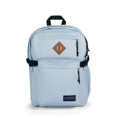 Jansport Jansport Main Campus Backpack - Bacha de viagem ou trabalho com manga de laptop de 15 polegadas e bolsos de garrafa de    gua dupla azul crep   sculo