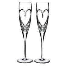 Waterford Love True Love Sektgl  serpaar aus Kristallglas