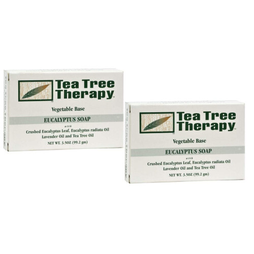 Σαπούνι από φυτικά συστατικά Tea Tree Therapy, Ευκάλυπτος, 2 τεμάχια