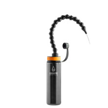 Giraffe Bottle Tower Hands Free Drinksysteem Ge   soleerde roestvrijstalen fles lengte 15 in 38 cm