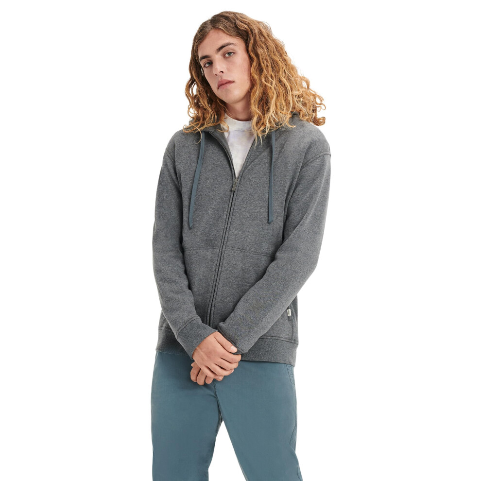 UGG Mens Gordon Sweatshirt  Charcoal Heather  XL