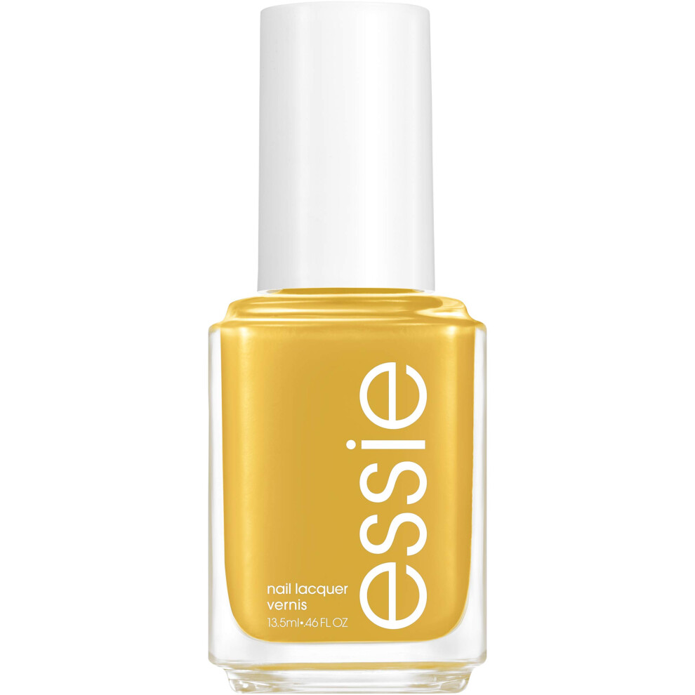 Essie White,Gold Dirty Gold Nail Color With A Pearl Finish Limited Edition Summer 2021 Collection Zest Has Yet To Come 0.46 Fl Oz