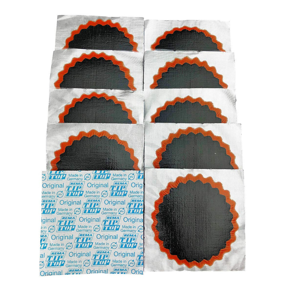 Rema Tip Top 10 3 Round Patch - Flat Tire Tube Puncture Repair Kit Ref-image-OPC-PFMJPF6-NEW