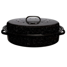 Millvado Granite Braadpan 12 lb Capaciteit Kalkoen Braadpan met