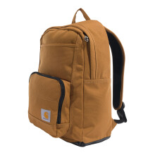 Carhartt 23L Enkel-Kompartments Ryggsäck, Hållbar Pack med Laptopfack, Brun, En Storlek
