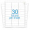 KKESTPACK 30 Up Verzendadreslabels - 1 1