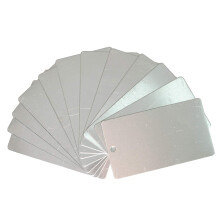 StayMax Aluminum Plant Label Tags - 25 Pack for Outdoor Garden & Tree Labeling, Metal Stamping Blanks SMax-00062