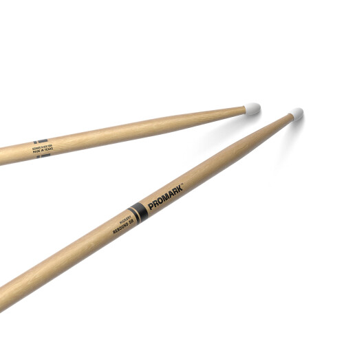 ProMark Rebound 5B Hickory Drumsticks  Oval Nylon Tip  One Pair