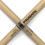 ProMark Rebound 5B Hickory Drumsticks  Oval Nylon Tip  One Pair 5
