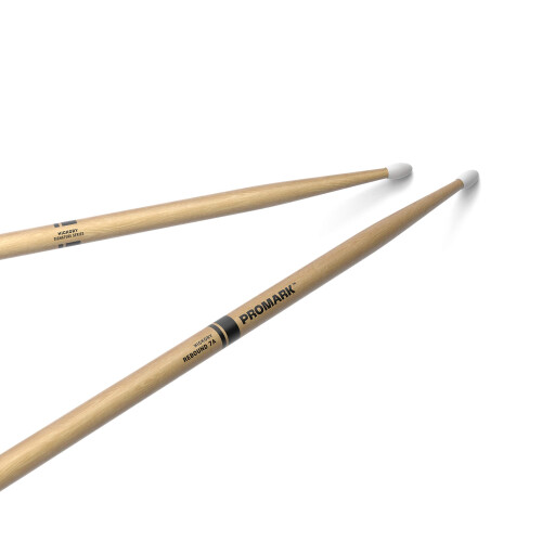 ProMark Rebound 7A Hickory Drumsticks  Oval Nylon Tip  One Pair