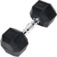 JFIT Rubber Hex Cinka 25 LB Single