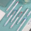 WRITECH Gel Ink Retractable Pens: Assorted Colors Ink 0.7mm Medium Poi 3
