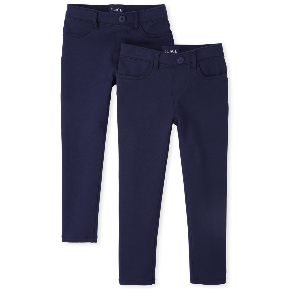 The childrens Place girls Ponte Knit Pull On Jeggings, Tidal, 12 slim