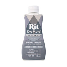 Synthetic Rit Dye More Liquid Fabric Dye  Wide Selection of Colors  7 Ounces  Frost Gray