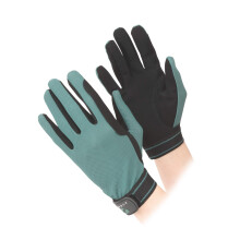 Proti mykov jazdeck rukavice Shires Aubrion Mesh Riding Work (zelen , stredne velk )