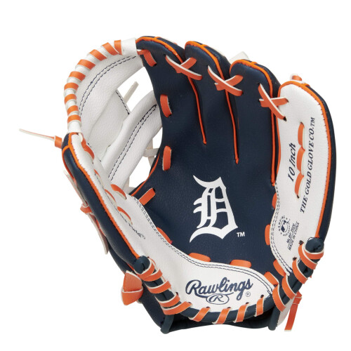 Rawlings MLB Γάντια Νεανικής Σειράς, Detroit Tigers, Ναυτικό, 10" 1