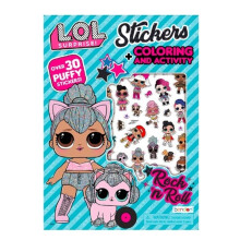 Bendon Publishing LOL Dolls Sticker Coloring and Activity Book
