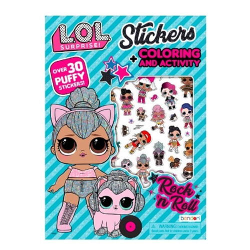 Bendon Publishing LOL Dolls Sticker Coloring and Activity Book