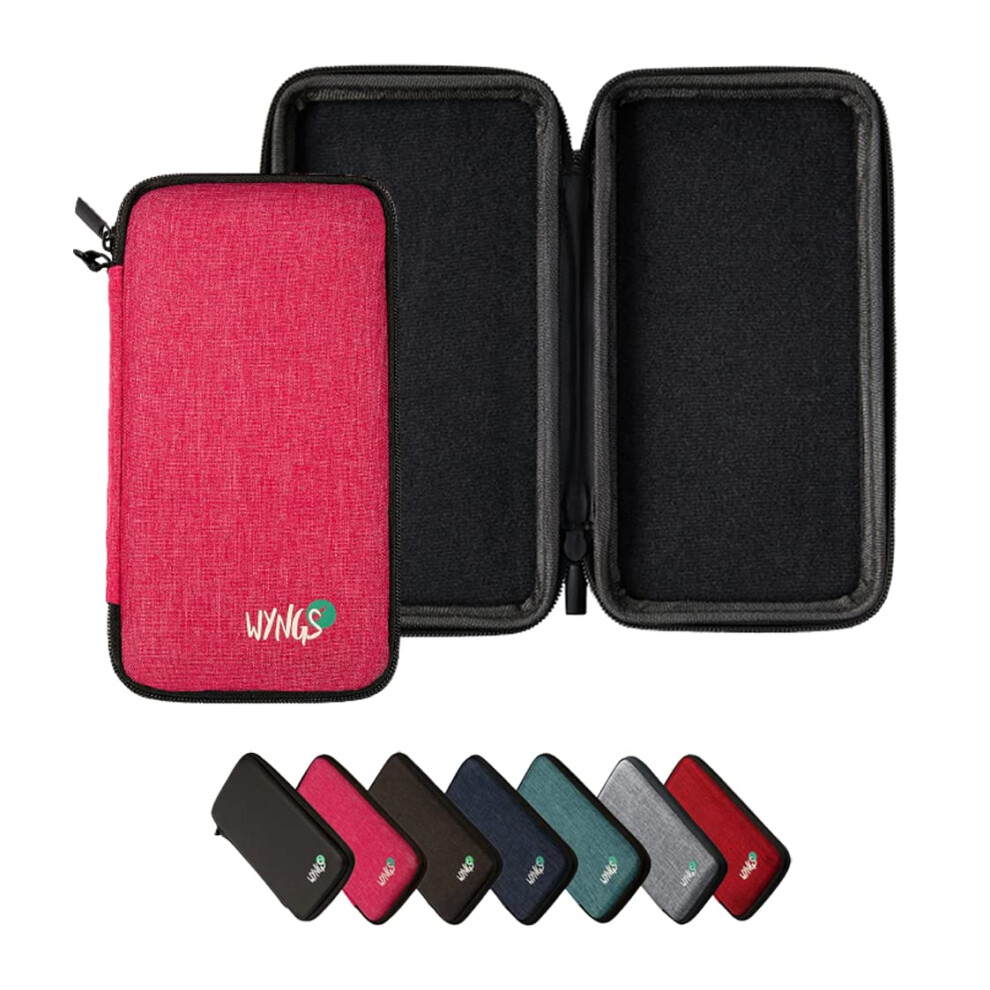WYNGS Protective Case for TI 84 Plus/TI 83 Plus/Casio FX-9860GII / Casio FX-9750 GIII/Casio PRIZM FX-CG 50 Graphing Calculator in pink