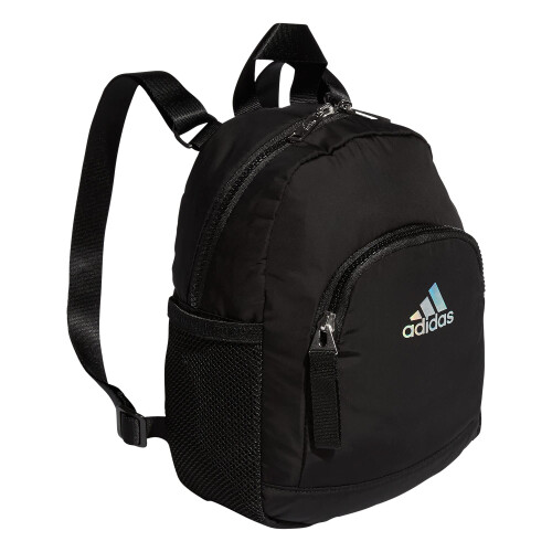 Adidas adidas linear mini mochila saco pequeno saco de viagem preto 10,5 polegadas x8,5 polegadas x4,25 polegadas
