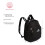 Adidas adidas linear mini mochila saco pequeno saco de viagem preto 10,5 polegadas x8,5 polegadas x4,25 polegadas 2