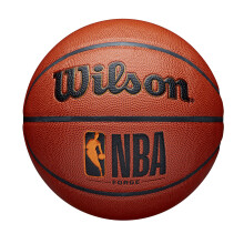 WILSON NBA Forge Serie Binnen/Buiten Basketbal - Forge, Bruin, Maat 7 - 29.5"