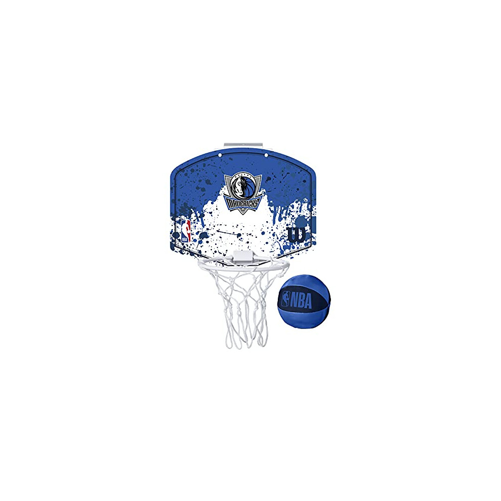 WILSON NBA Team Mini Basketball Hoop - Dallas Mavericks