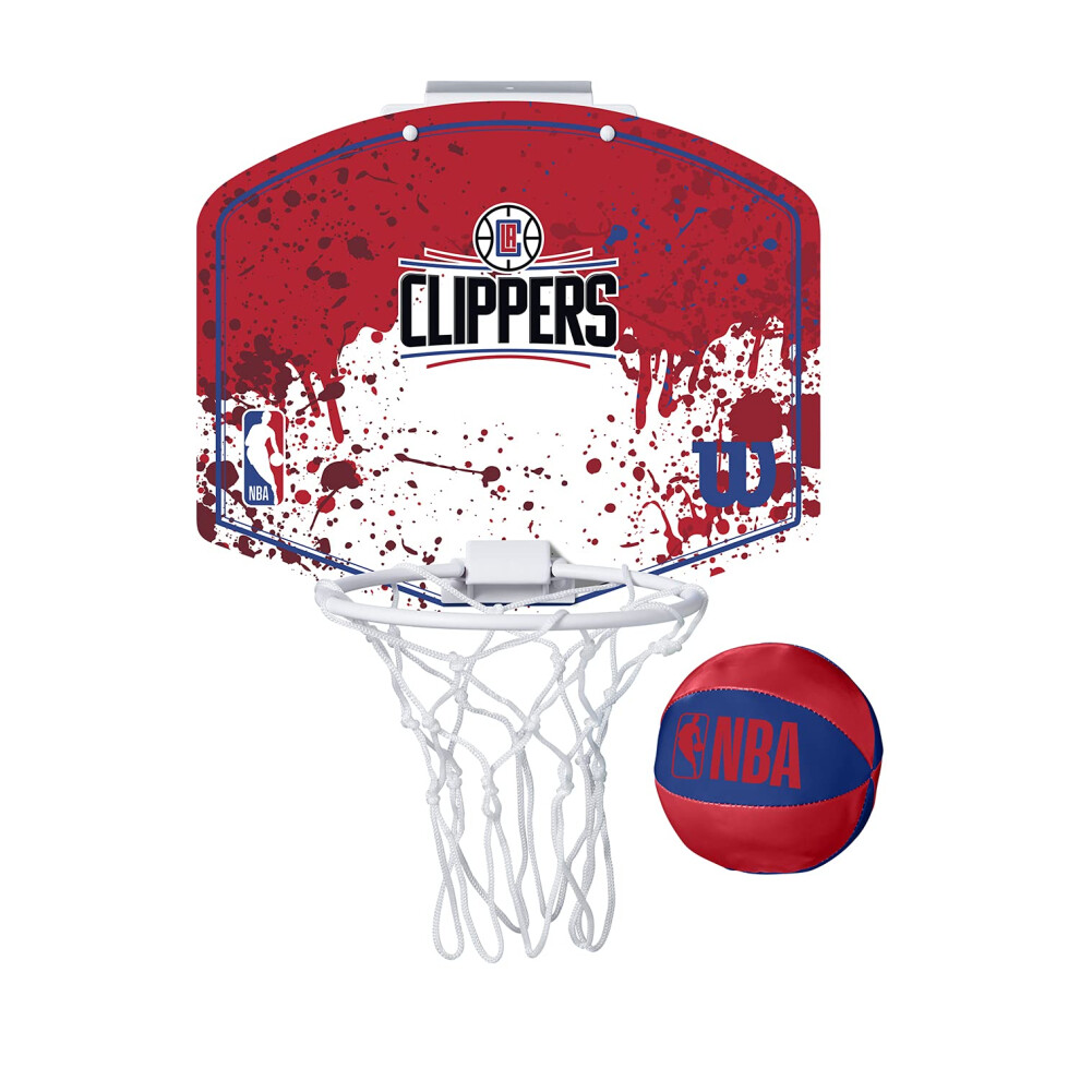 WILSON NBA Team Mini Basketball Hoop - Los Angeles clippers