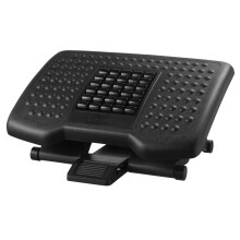 Kantek Premium Ergonomische, hhenverstellbare Fusttze unter dem Schreibtisch, 3-fach hhenverstellbarer Fu, verstellbarer Neigungswinkel, unterst