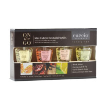 Cuccio Naturale Mini Cuticule Uleiuri de revitalizare - Repara?ie hidratanta pentru pielea uscata ?i unghii - Paraben ?i SPA fara cruzime - 4 PC