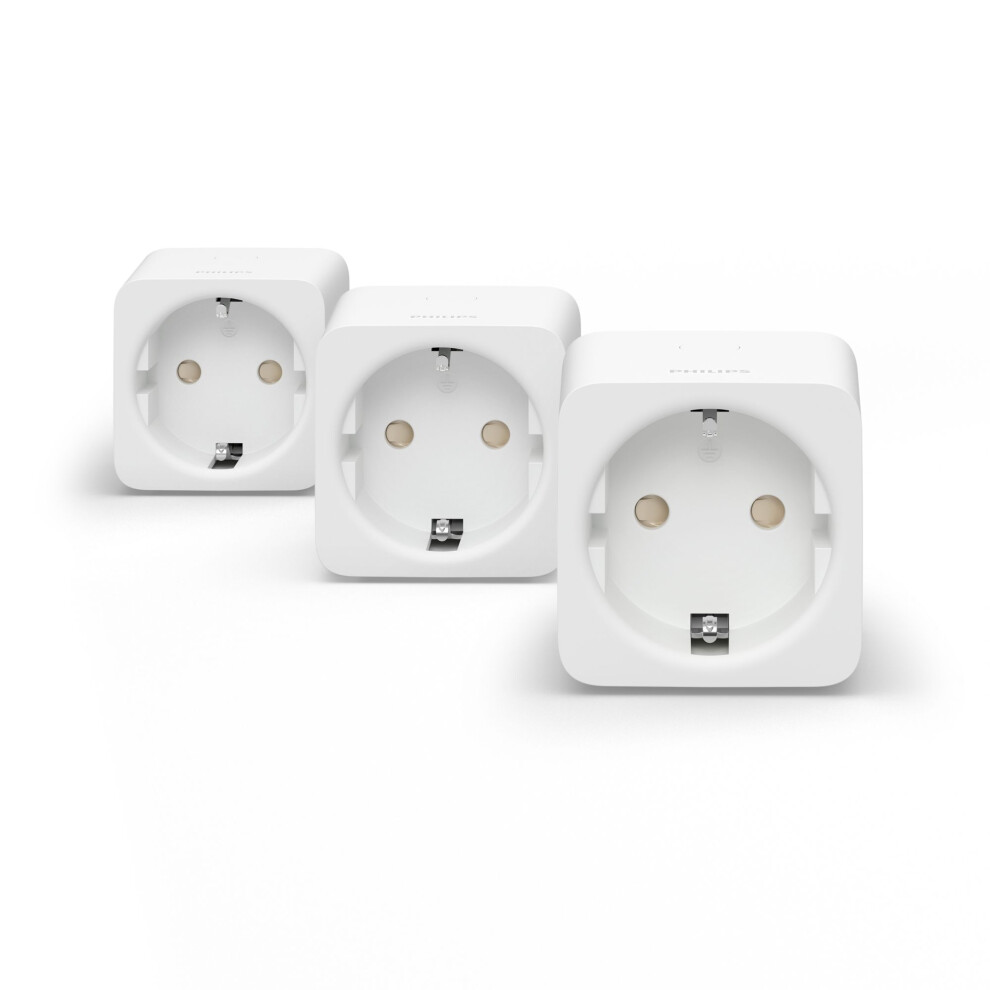 Philips Hue Smartplug Steckdose Weiß 3Er Set
