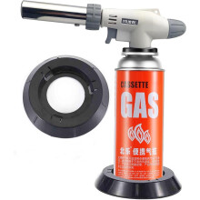 Butane Torch Kitchen Blow Lighter - Japan's Original Culinary Torches Head Chef Cooking Professional Adjustable Flame With Stabilizing Stand