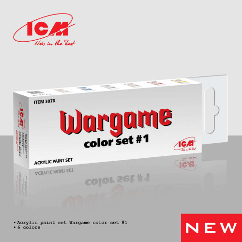 ICM03076 - ICM Paint Set - Wargame Color Set #1