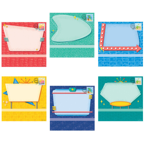 Creative Teaching Press Postais Mod do Meio Século 6" Recortes (8223) 1