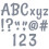 Creative Teaching Press Στυλάτα Γκρίζα Γράμματα, 4 in, CTP 8574 1
