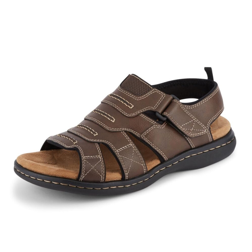 Dockers Mens Shorewood Fisherman Sandal Briar 15