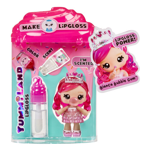 Yummiland Lipgloss Doll- Bianca Bubblegum  Ages 4+