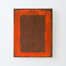 Framed Canvas Print Mark Rothko=2135 DIY Install Kit - 16x20" Wall Art Home Décor