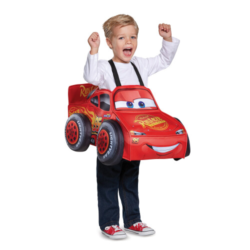 Cars 3 Φόρεμα Lightning Mcqueen 3D για Μικρούς, Ένα Μέγεθος (Μέχρι 6)