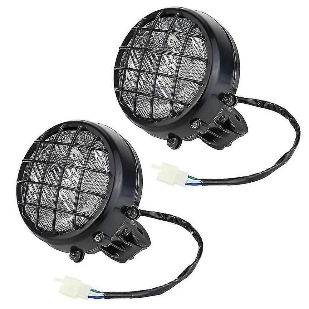 (As Show, One Size) 2Pcs Headlight For Banshee 1987-2006 Lens Bulb Lamp Grill Warrior Headlights Assembly Lens Lights G 5062994753787