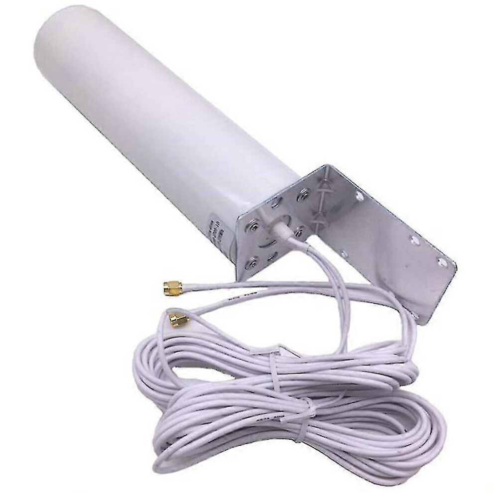 (As Show, One Size) 3G 4G Lte External Antenna Outdoor With 5M Dual Crc9/Ts9/Sma Connector For 3G 4G Router Modem 5062994716423