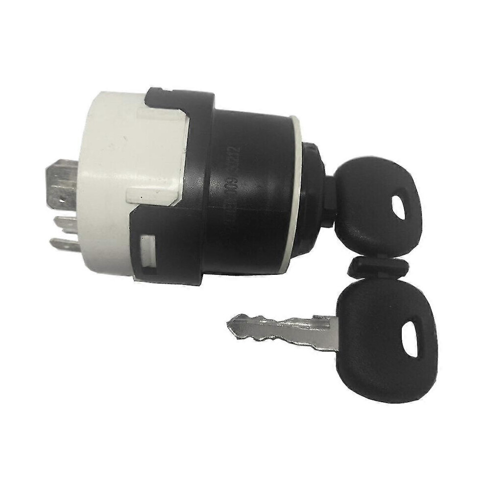 (As Show, One Size) 7 Pins Ignition Switch With Two 16403 Keys 0009730212 For Linde Forklift 5063595954115