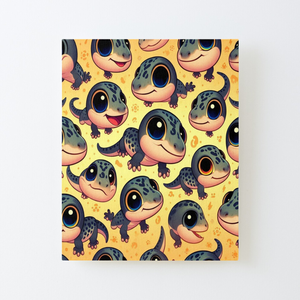 Framed Canvas Print Colorful Baby Dinosaurs Pattern=4258 Diy Install Kit - 16X20" Wall Art Home Décor Feelous