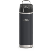 ICON SERIES BY THERMOS Wasserflasche aus Edelstahl mit Ausgie er, 24 Unzen, Granit