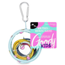 GOODY Kids Ouchless -resori minipussilla - 11 Count Ice Cream Print - kaikille hiustyypeille - Hiustarvikkeet naisille ja tytöille