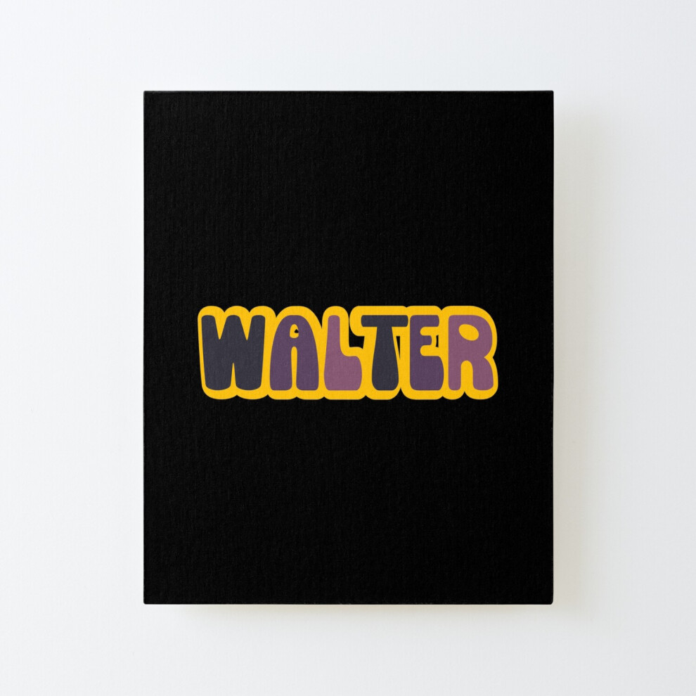 Framed Canvas Print Walter Name Boy=4624 Diy Install Kit - 16X20" Wall Art Home Décor Feelous