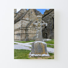Framed Canvas Print Celtic Cross=4953 DIY Install Kit - 16x20" Wall Art Home Décor