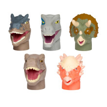 NBC Universal Jurassic World Bath Bath Finget Puppete 10 PC - Petrecere favorizeaza baie educativa Timpuri Time plaja Toys Playtime Stocking Stuf