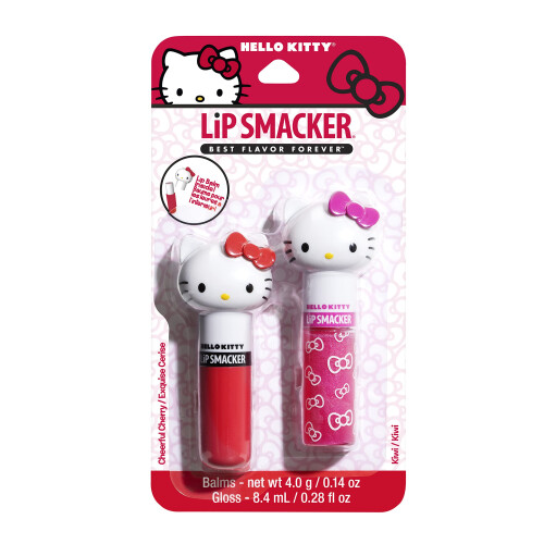 Lip Smacker, Hello Kitty, Lippenbalsam und Glanz, 2 Stück